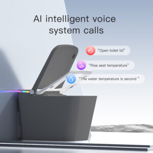 Ai Smart Commode Grey Color Square